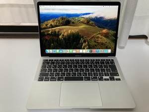 美品 MacBook Air M1 2020 A2337 MGNA3J/A 16GB/512GB シルバー