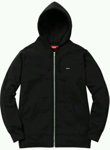 新品・未使用 国内正規品 17SS Supreme Small Box Zip Up Sweatshirt Black Medium 黒 Mサイズ パーカー