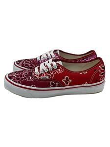 VANS◆ローカットスニーカー/27cm/RED/キャンバス/vn0a4bv99ra