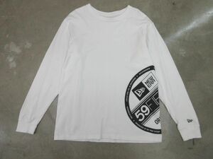 ゆうパケットOK New Era ニューエラ 長袖 ロング Tシャツ sizeL/白 ■◇