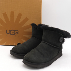 アグ ショートブーツ ムートンブーツ 3352 靴 シューズ 黒 レディース 23cmサイズ ブラック UGG