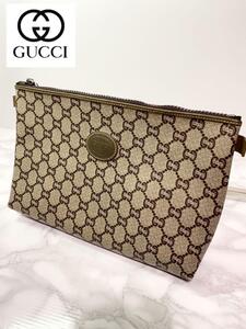 GUCCI グッチ クラッチバッグ セカンドバッグ GG柄 ヴィンテージ