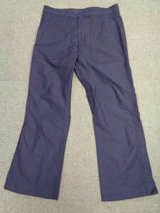 希少！80’s? U.S.NAVY TROUSERS DARK BLUE ユーティリティーベイカーパンツ SIZE 38R DARK BLUE 