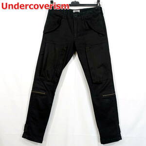 【良品】アンダーカバイズム　パラシュートパンツ　UNDERCOVER ISM　Undercoverism　サイズ２（Ｍ相当）　黒