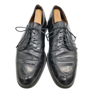 90年代 USA製 COLE HAAN コールハーン Uチップ レザーシューズ ブラック (メンズ 90 D) 中古 古着 KA1085