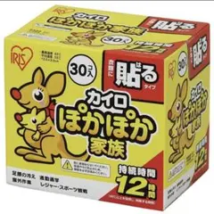 カイロ　ぽかぽか家族　貼るタイプ　30枚　まとめ売り　アイリスオーヤマ