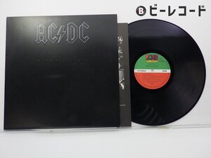 AC/DC「Back In Black(バック・イン・ブラック)」LP（12インチ）/Atlantic Records(P-10906A)/洋楽ロック