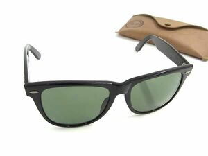 1円 ■美品■ Ray-Ban レイバン 5418 B&L ボシュロム ヴィンテージ USA ウェイファーラー サングラス メガネ 眼鏡 ブラック系 FD3899