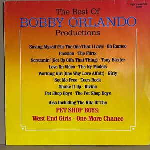 【LP】　THE BEST OF BOBBY ORLANDO　※ WORKING GIRL / GIRLY ☆ WEST END GIRLS / PET SHOP BOYS ☆ SAVING MYSELF / OH ROMEO 他