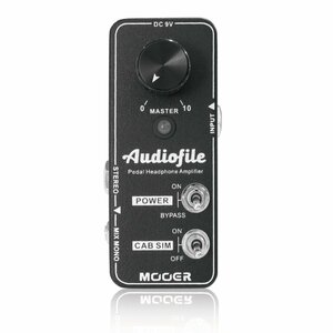 最落無し! Mooer　Audiofile　/ a45418　ペダルボードから直接ヘッドフォンに！練習にも最適なミニヘッドフォンアンプ！　1円