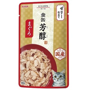 アイシア 金缶 芳醇 まぐろ ゼリー仕立て 60g 猫用フード