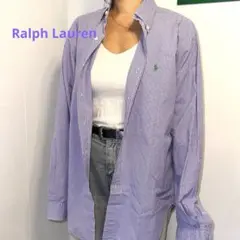 RALPH LAUREN ラルフローレン　90s シャツ　パープル