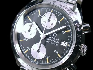 ★極美品 OMEGA Ω オメガ スピードマスター クロノグラフ ブラック バルジュー7750 3511.5000 綺麗！★