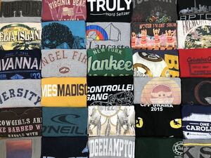 USA古着卸 半袖 片面プリント Tシャツ Lサイズ 30枚セットまとめ売り 1円スタート 卸売り アメリカ ミックス アメカジ