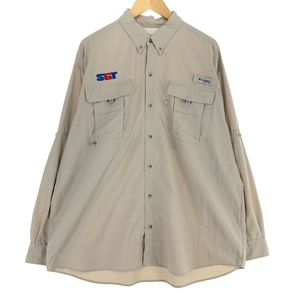 古着 コロンビア Columbia PFG ボタンダウン 長袖 フィッシングシャツ メンズXL相当 /eaa471242