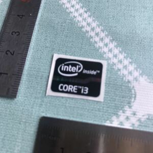 エンブレムシール Core i3 Intel パソコンシールロゴ@3139
