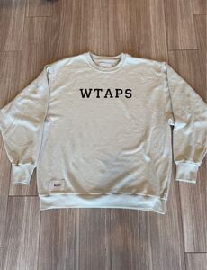 格安スタート 売り切り 美品 大人気 WTAPS ACADEMY / SWEATER / COPO ライトグレー M ダブルタップス 