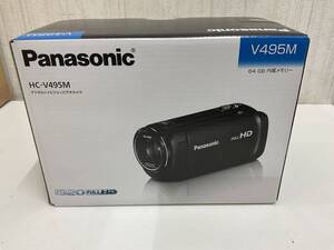 未使用未開封　Panasonic デジタルハイビジョンビデオカメラ　HC−V495M ブラック 64Gメモリー　パナソニックビデオカメラ