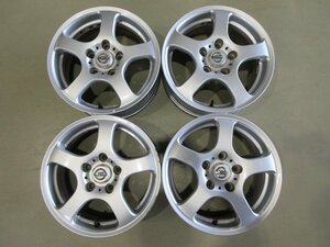 改 〇15インチ 日産 純正アルミホイール / 15X6J+45　5H PCD114.3 / 4本 / 中古 