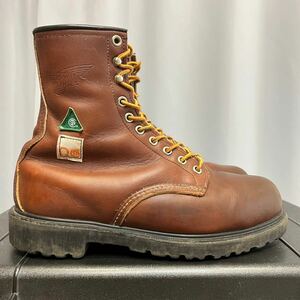 【即決】激レア 90s canada限定 REDWING レッドウィング US7.5 25.5-26 ブーツ カナダ限定 pt91 レースアップ プレーントゥ