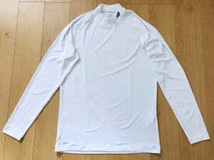 【良品】NEWBALANCE＊ドライハイネックシャツ＊白＊5XL