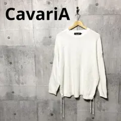 CavariA キャバリア メンズ レースアップニットセーター 46