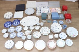 【ト足】Baccarat ROYAL COPENHAGEN LANCEL Noritake WEDGWOOD GIVENCHY 食器 他 まとめ CC000CSS2W