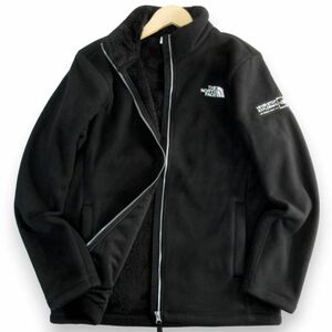 新品◆THE NORTH FACE◆裏ボア ロゴ刺繍 LOYALTON ZIP UP ロイヤルトン ジップアップ フリース ジャケット XL 黒◆ノースフェイス◆J2009b