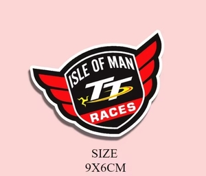 ☆★ ISLE OF MAN TOURIST TROPHY シール ★ マン島デカールだよ♪ ヘルメット・フロントスクリーン 等々用途様々 【送料無料♪】★☆