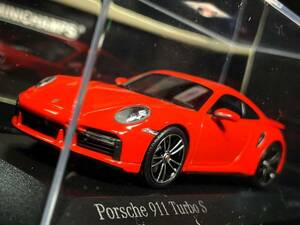 MINICHAMPS 1:43 ポルシェ 911 ターボS 限定504 ラヴァオレンジ PORSCHE 992 ミニチャンプス 他 特注 など 同封発送可能