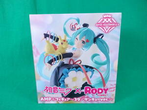 08/H384★初音ミク×Rody　 AMP+ フィギュア～39/サンキューver.～★未開封