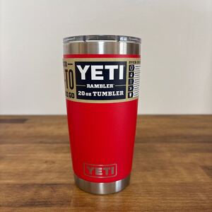  YETI イエティ ランブラー タンブラー 保温 保冷 アウトドア ボトル 20オンス RESCUERED