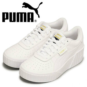 PUMA (プーマ) 373438 CALI ウェッジ ウィメンズ レディース スニーカー 01 プーマホワイト-プーマホワイト PM218 24.0cm