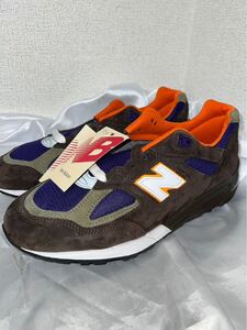 希少 新品 正規品 真贋鑑定済NEW BALANCE M990BR2 V2 made in USA US10 28.0cm ニューバランス 990 991 992 993