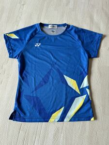 YONEX ヨネックス ゲームシャツ 半袖Tシャツ ブルー　S 130-140