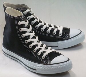 送料無料 CONVERSE CANVAS ALL STAR HI ブラック 26.5cm コンバース キャンバス オールスター ハイカット スニーカー 定番 人気No.１カラー