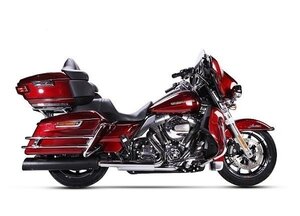 【送料800円】IRONHEAD HARLEY-DAVIDSON TOURING ROAD KING(ツーリング ロードキング)06-16 HC2-1B 2本出 スリップオン マフラー ブラック