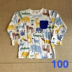 長袖Tシャツ⑤ 動物　100