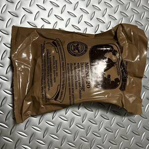 沖縄 米軍実物 MRE/SOPAKCO Meal Ready To Eat レーションMENU 20 ITALIAN SAUSAGE 2024/4検品　(INV S#37)