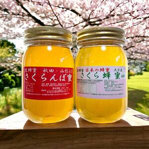 さくら蜜　さくらんぼ系百花蜜 　希少フルーティー系　生はちみつ各600g国産 　ご覧くださりありがとうございます！ 