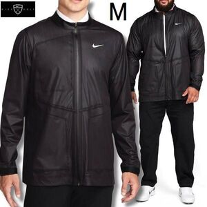 新品 M 秋冬 NIKE GOLF STORM-FIT ADV FULLZIP ゴルフジャケット 定価35,530円 ゴルフウェア ストレッチ ブラック