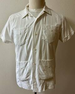 Ron Herman ロンハーマン メンズ オープンカラー 開襟 半袖 キューバシャツ ホワイト サイズ S