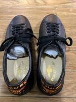 THE FLAT HEAD FN-FS-001 LEATHER SNEAKER BLK 9サイズ 27.0cm