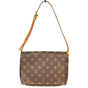 ルイ・ヴィトン LOUIS VUITTON ミュゼット・タンゴ ショート M51257 ブラウン モノグラムキャンパス ショルダーバッグ レディース 中古