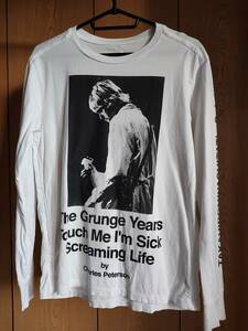 TAKAHIRO MIYASHITA The SoloIst. ソロイスト charles peterson photo L/S tee kurt cobain カートロンT