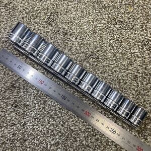 Snap-on スナップオン 3/8ショートソケット 10個セット FSM16I〜FSM26I 10個セット