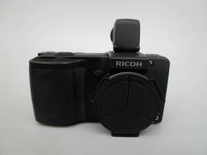 RICOH リコー GX200 + VF-1 コンパクトデジタルカメラ + デジタルファインダー　現状品　撮る見るは出来ましたが正常かは不明（BB456