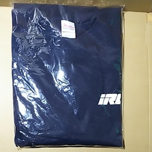 ● 「IRC 長袖シャツ 紺色 1枚 表記サイズＬ」井上ゴム工業 タイヤ 長袖Tシャツ ロンT