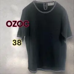 a0475 OZOC Tシャツ　ブラック　黒　シンプル　38