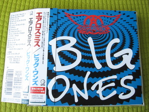 ＜状態良好＞1994年国内版中古CD　エアロスミス「ビッグ・ワンズ」帯・解説書付　ボーナストラック1曲　グレイティスト・ヒッツ　送料￥180